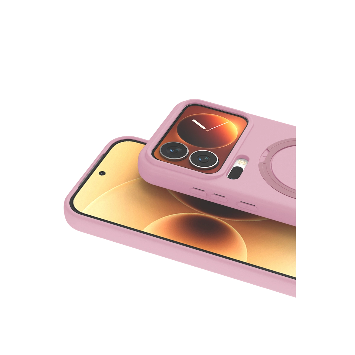 Evimdeyokyok Xiaomi Mi 17 Pro Regal Magsafe Standlı Kapak - Açık Pembe