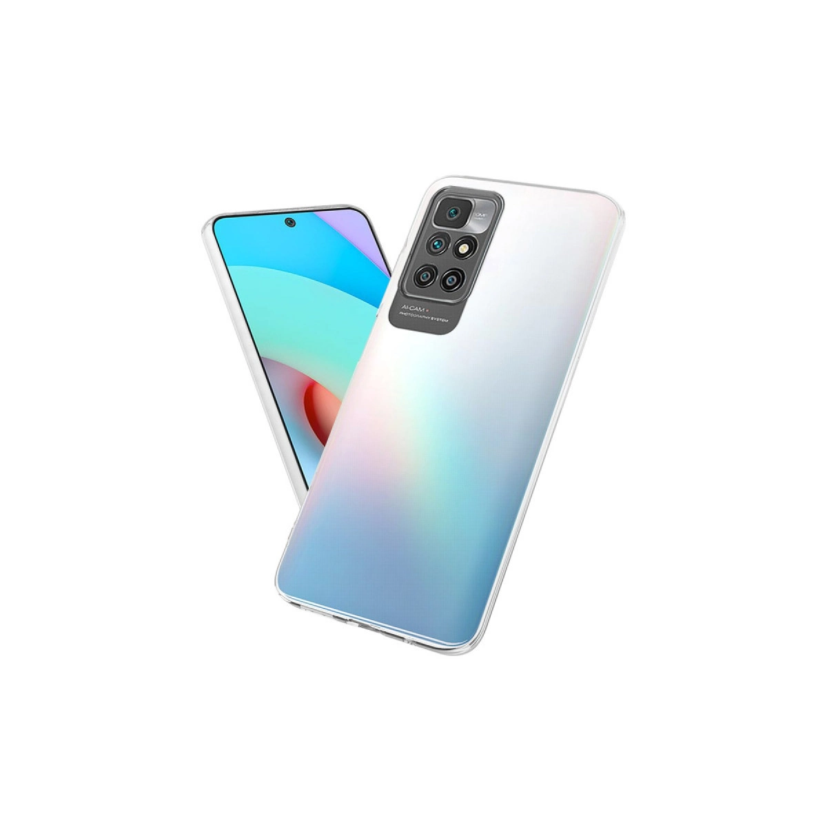 Evimdeyokyok Xiaomi Redmi 10 2022 Kılıf Lüx Şeffaf Silikon