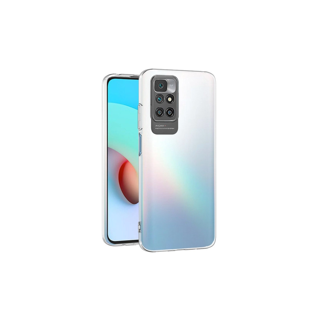 Evimdeyokyok Xiaomi Redmi 10 2022 Kılıf Lüx Şeffaf Silikon