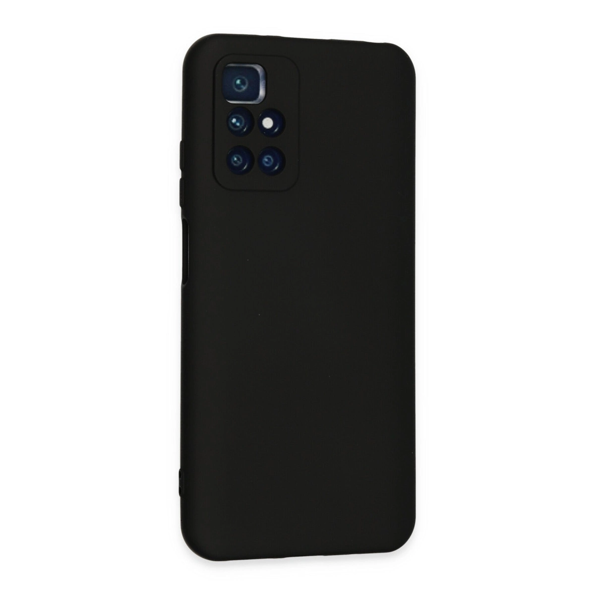 Evimdeyokyok Xiaomi Redmi 10 2022 Kılıf Nano İçi Kadife Silikon - Siyah