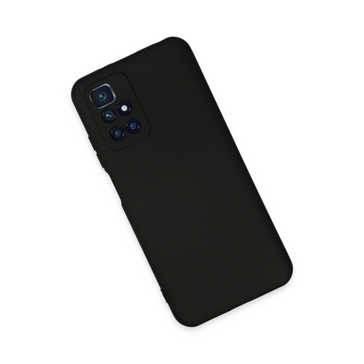 Evimdeyokyok Xiaomi Redmi 10 2022 Kılıf Nano İçi Kadife Silikon - Siyah