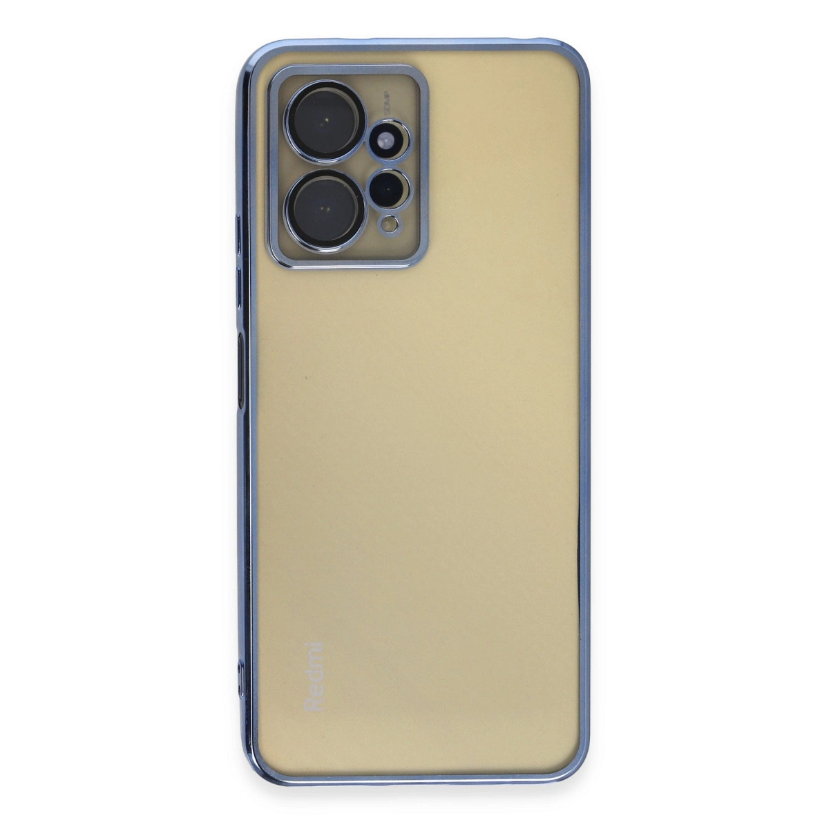 Evimdeyokyok Xiaomi Redmi Note 12 4G Kılıf Razer Lensli Silikon - Açık Mavi