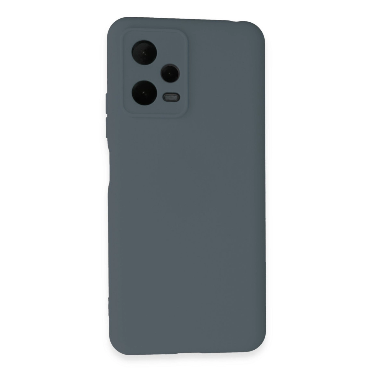 Evimdeyokyok Xiaomi Redmi Note 12 Pro 5G Kılıf Nano İçi Kadife Silikon - Gri