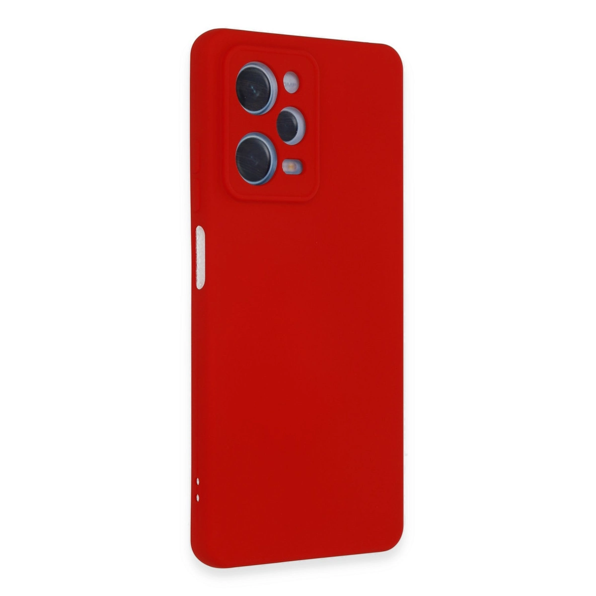 Evimdeyokyok Xiaomi Redmi Note 12 Pro 5G Kılıf Nano İçi Kadife Silikon - Kırmızı