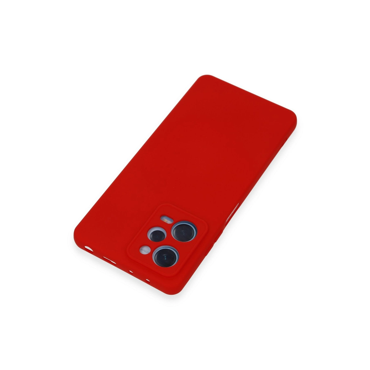 Evimdeyokyok Xiaomi Redmi Note 12 Pro 5G Kılıf Nano İçi Kadife Silikon - Kırmızı