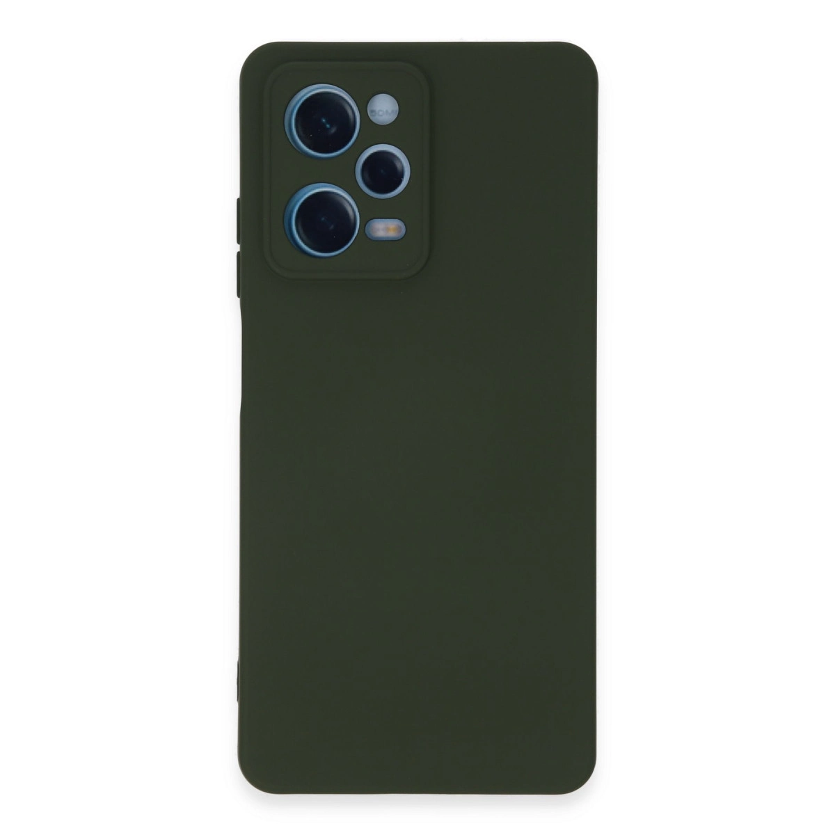 Evimdeyokyok Xiaomi Redmi Note 12 Pro 5G Kılıf Nano İçi Kadife Silikon - Koyu Yeşil