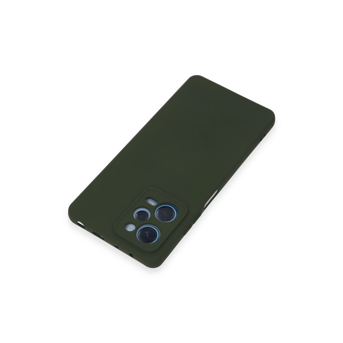 Evimdeyokyok Xiaomi Redmi Note 12 Pro 5G Kılıf Nano İçi Kadife Silikon - Koyu Yeşil