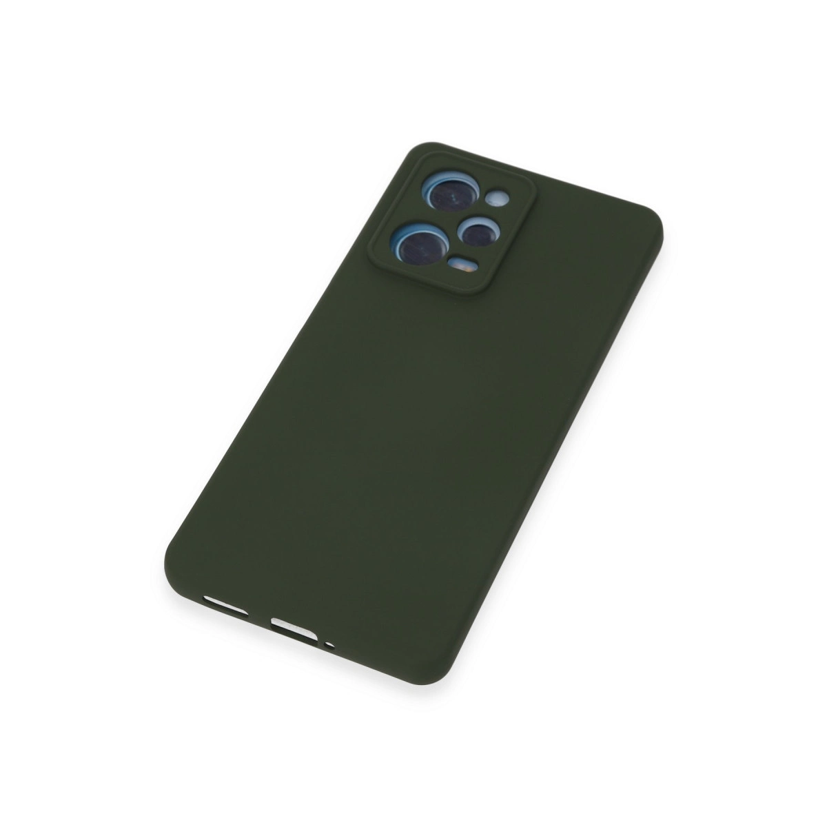 Evimdeyokyok Xiaomi Redmi Note 12 Pro 5G Kılıf Nano İçi Kadife Silikon - Koyu Yeşil