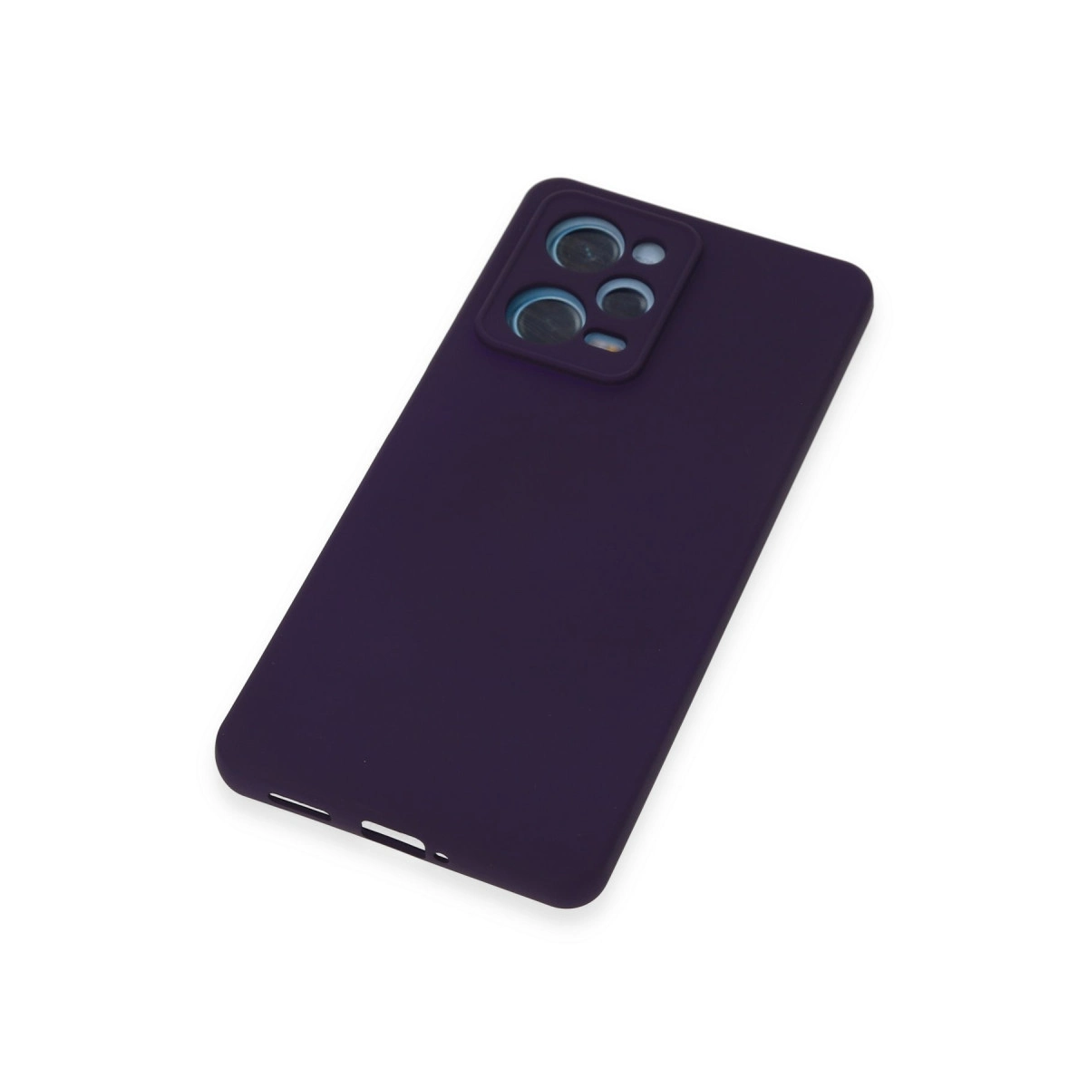 Evimdeyokyok Xiaomi Redmi Note 12 Pro 5G Kılıf Nano İçi Kadife Silikon - Mor