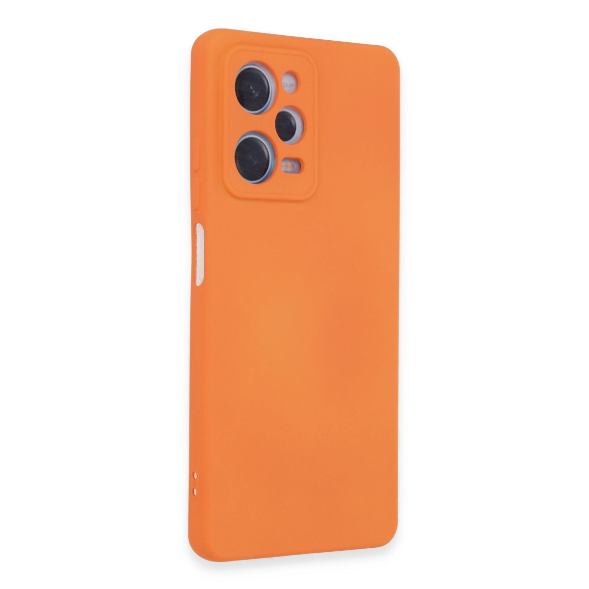 Evimdeyokyok Xiaomi Redmi Note 12 Pro 5G Kılıf Nano İçi Kadife Silikon - Turuncu