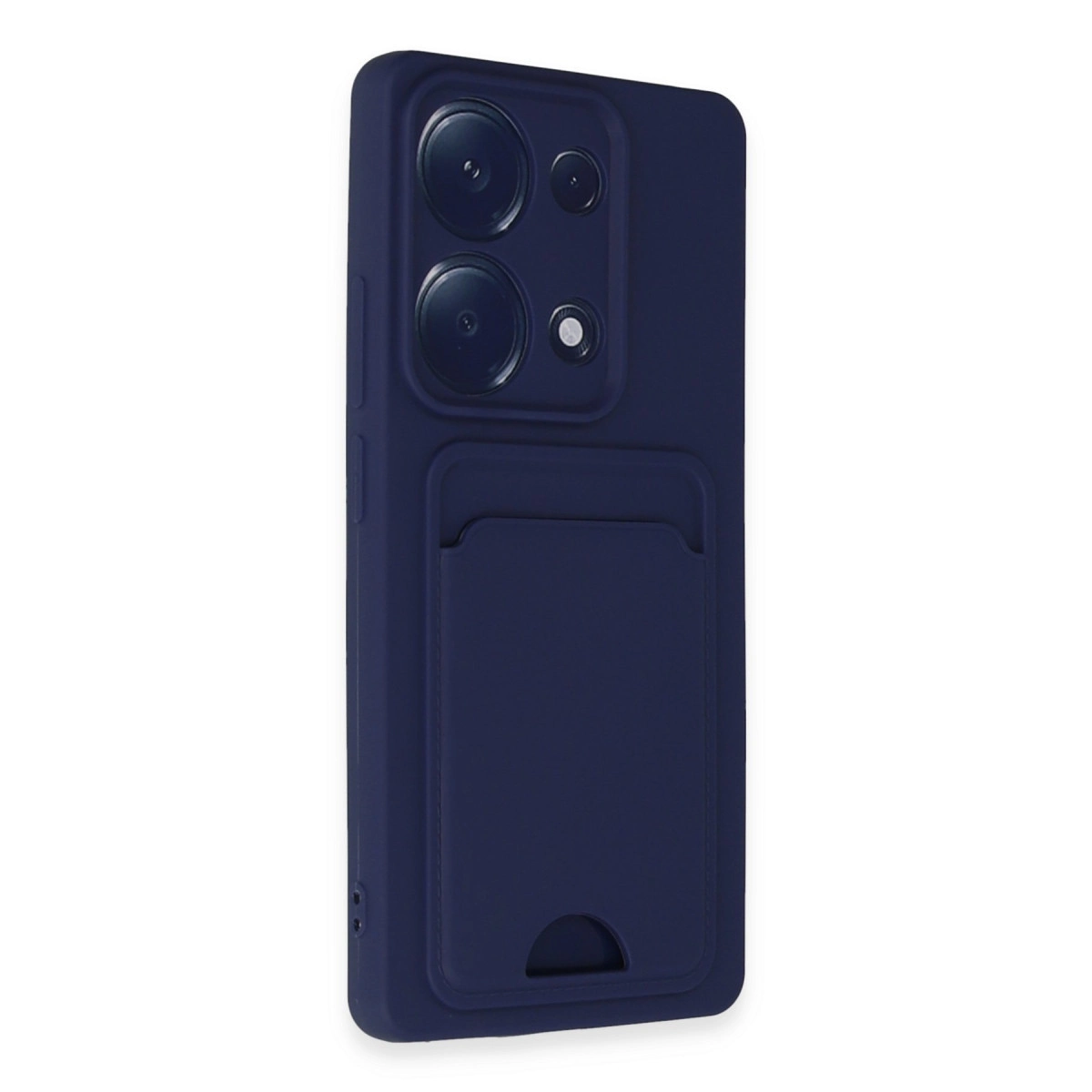 Evimdeyokyok Xiaomi Redmi Note 13 Pro 4G Kılıf Kelvin Kartvizitli Silikon - Lacivert