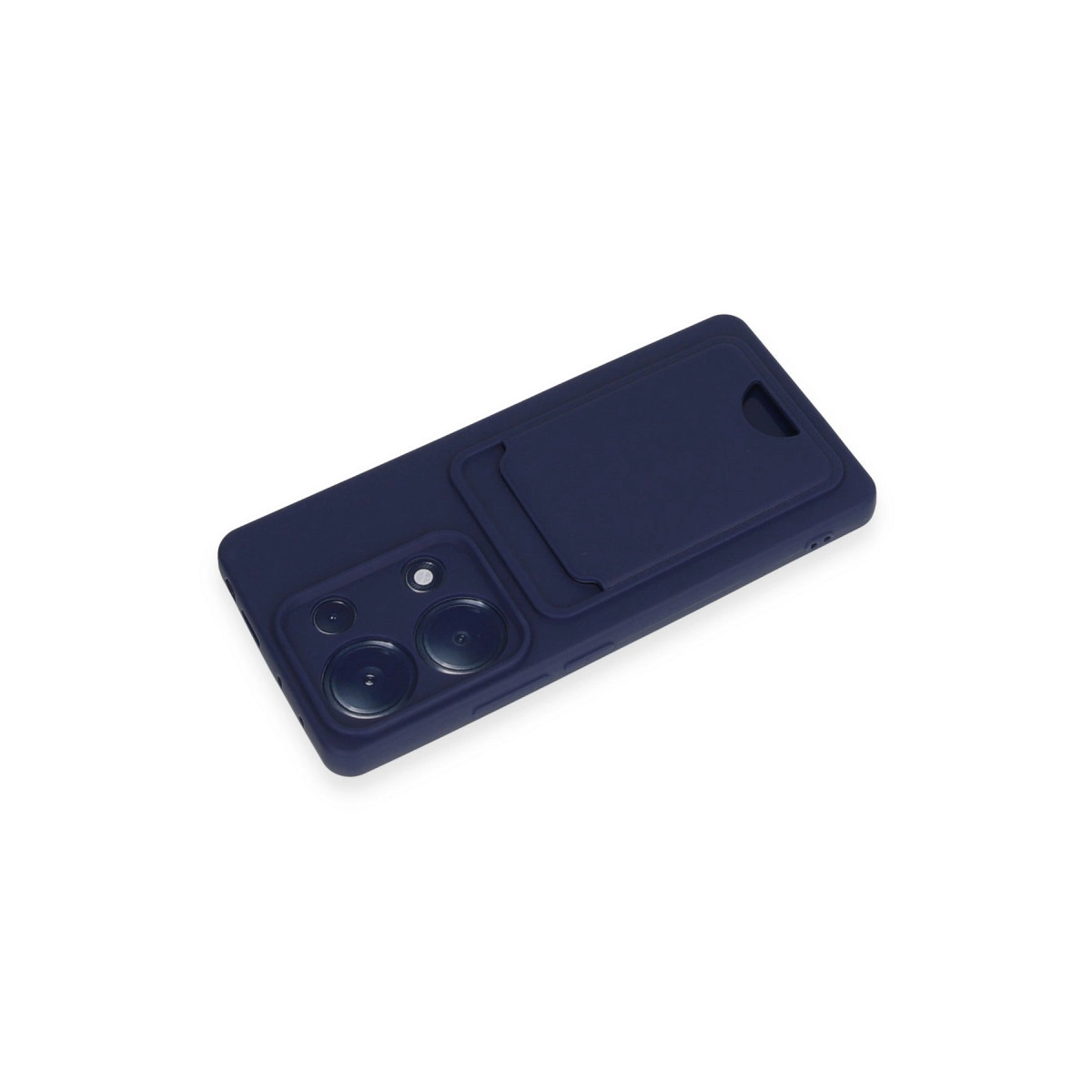 Evimdeyokyok Xiaomi Redmi Note 13 Pro 4G Kılıf Kelvin Kartvizitli Silikon - Lacivert