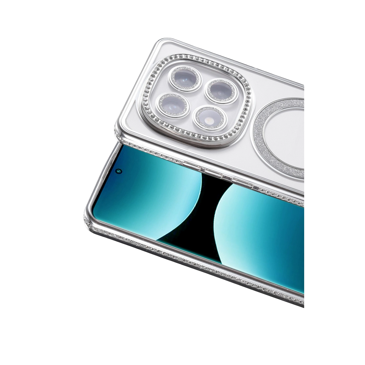 Evimdeyokyok Xiaomi Redmi Note 15 Pro 5G Joke Simli Magneticsafe Kılıf - Gümüş