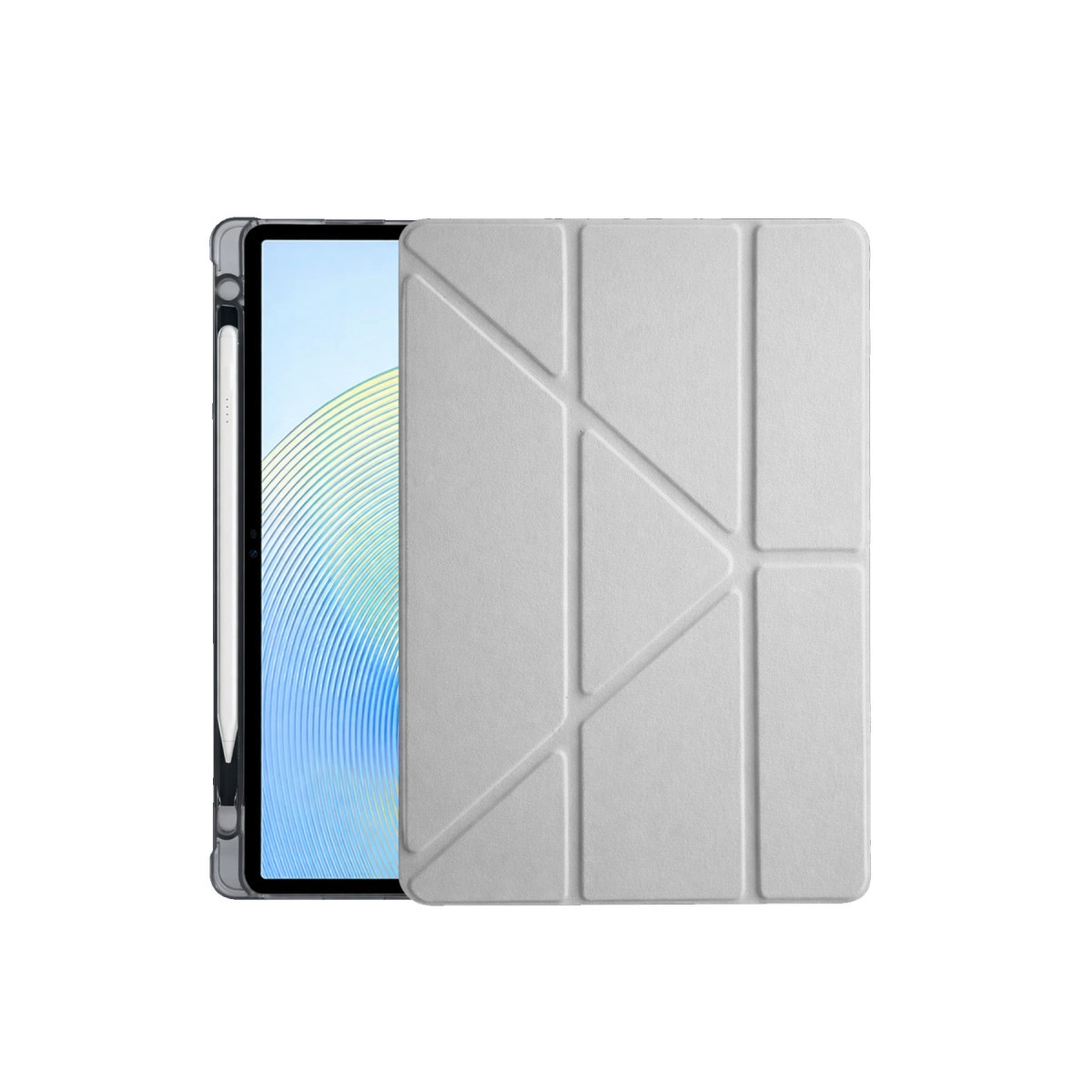 Evimdeyokyok Xiaomi Redmi Pad 2 Kalemlikli Mars Tablet Kılıfı - Gri