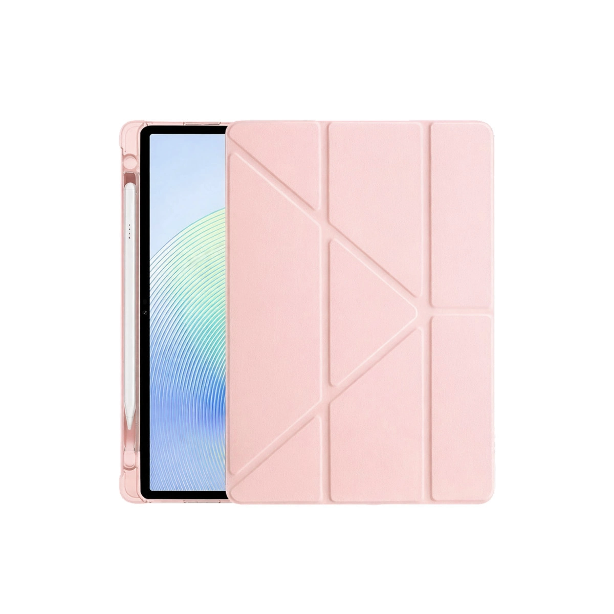 Evimdeyokyok Xiaomi Redmi Pad 2 Kalemlikli Mars Tablet Kılıfı - Rose Gold