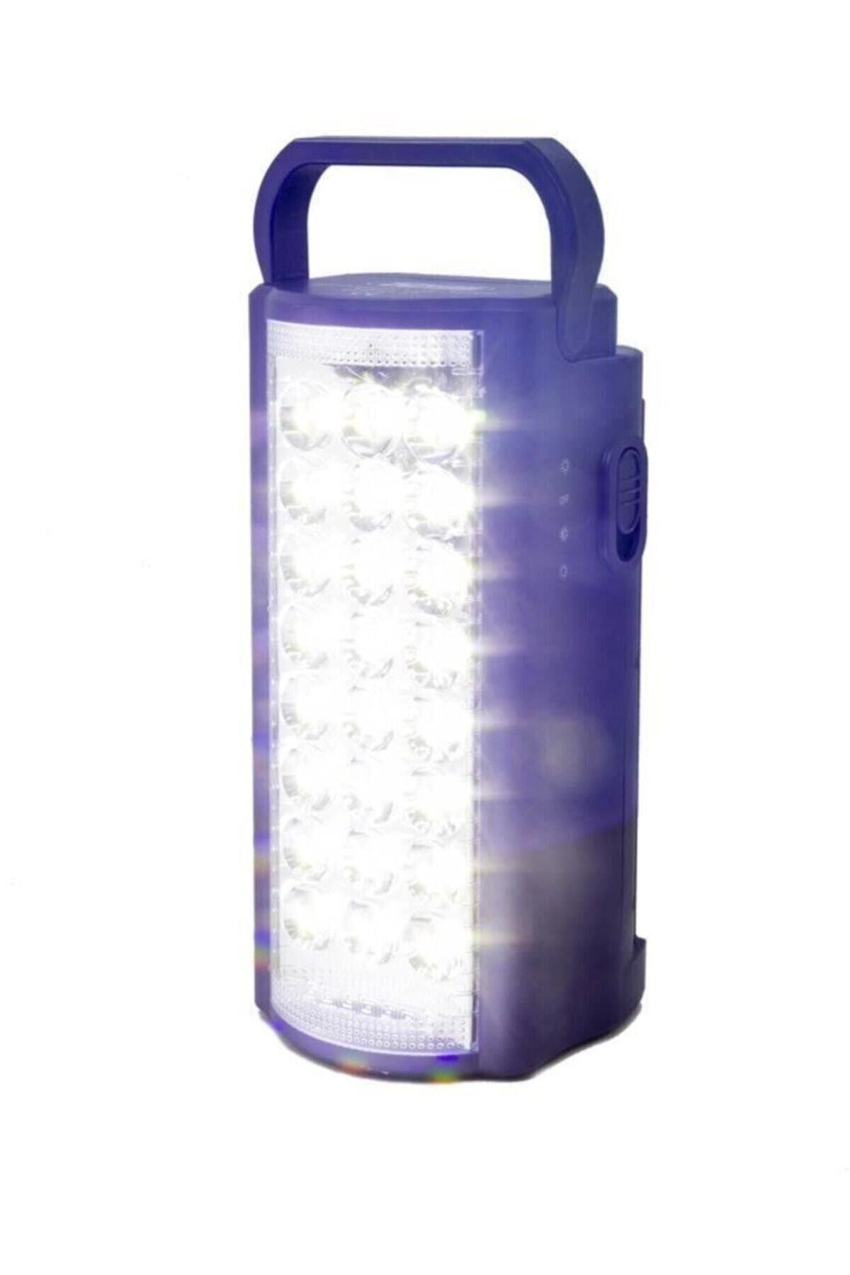 24 Büyük Ledli 80 Saat Yanan Powerbank Özellikli Akülü Led Işıldak