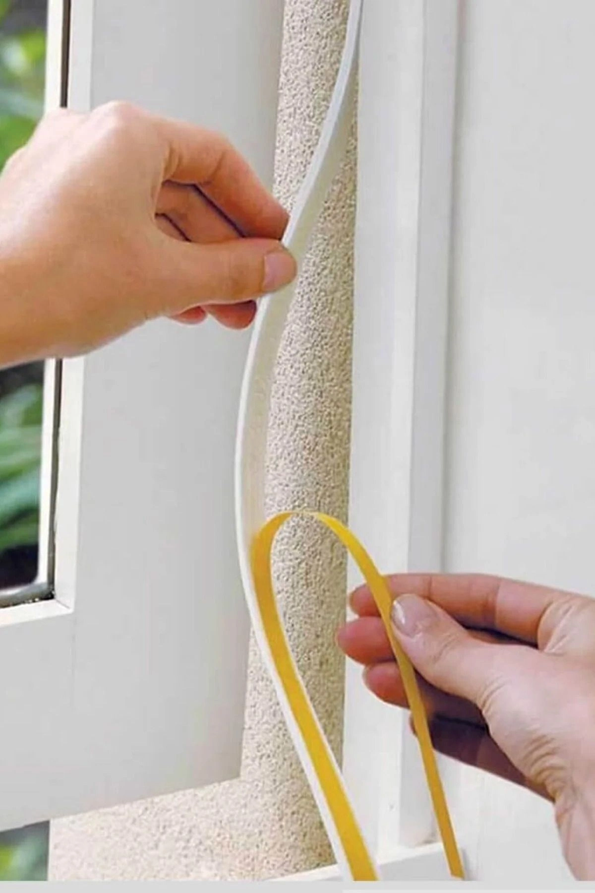 5 Adet 9 Metre Pencere Izolasyon Bandı Yapışkanlı Cam Yalıtım Süngeri Rüzgar Soğuk Kesici ...