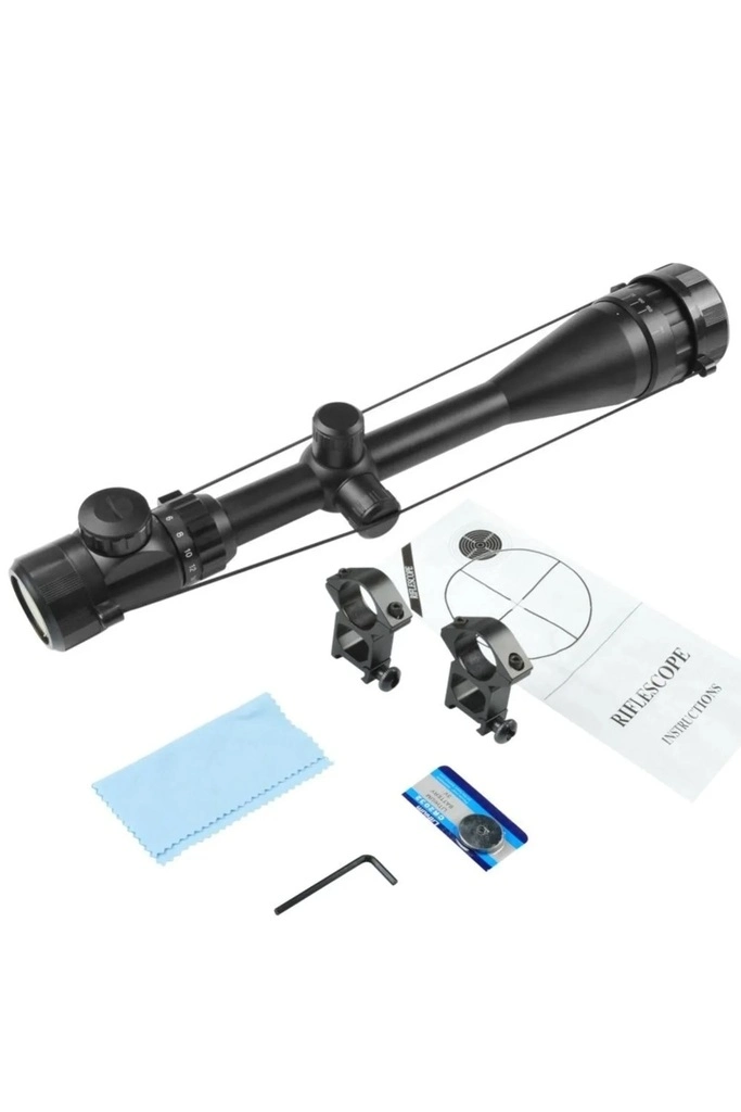 6-24X50 Aoe Av Dürbünü Çift Işık Kırmızı Yeşil Kaynaklı Zoomlu