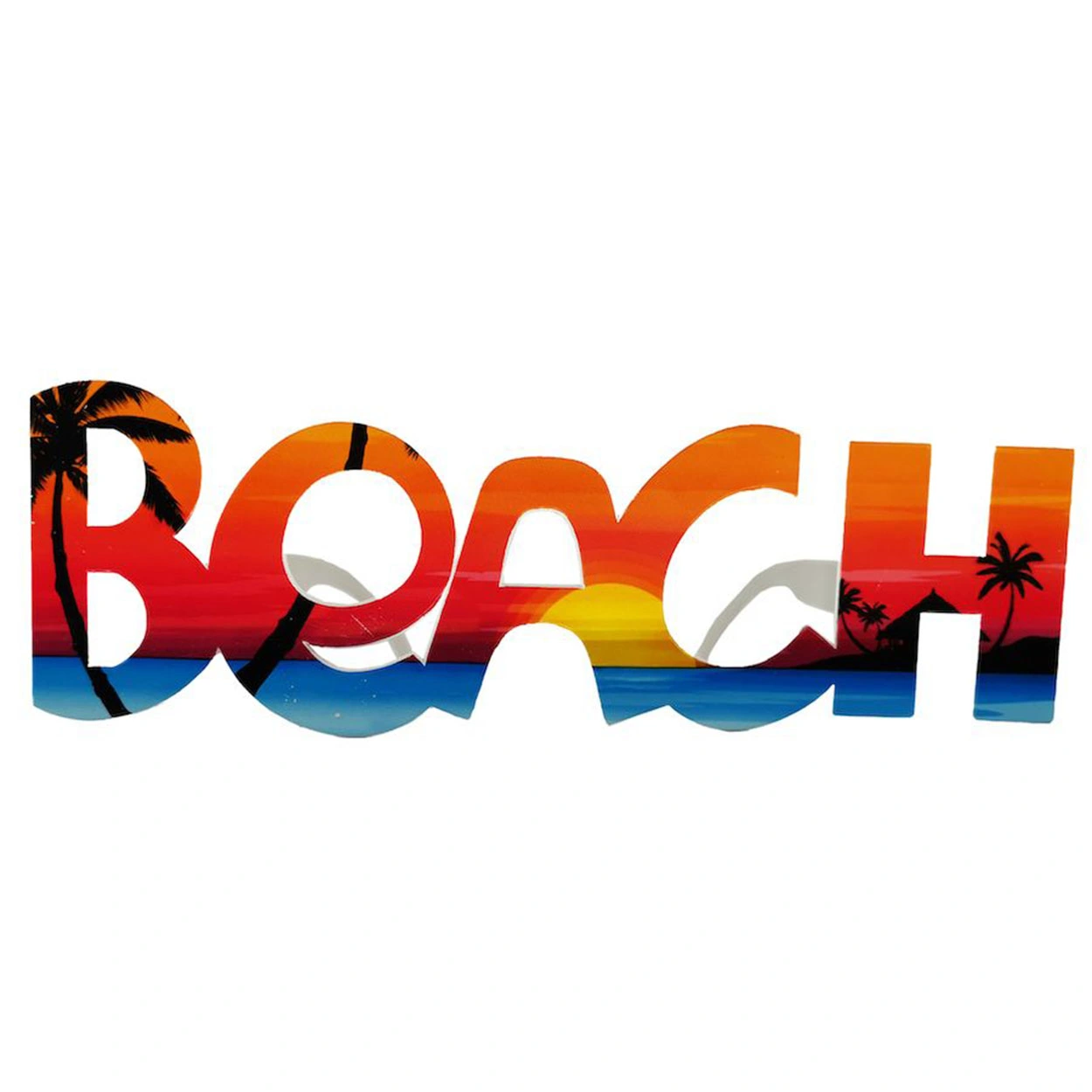 Beach Yazılı Parti Gözlüğü Yaza Merhaba Hawaii Show Gözlüğü 19X6 Cm