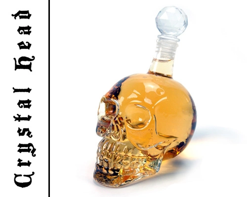 Crystal Head Kuru Kafa Cam Şişe 350 Ml