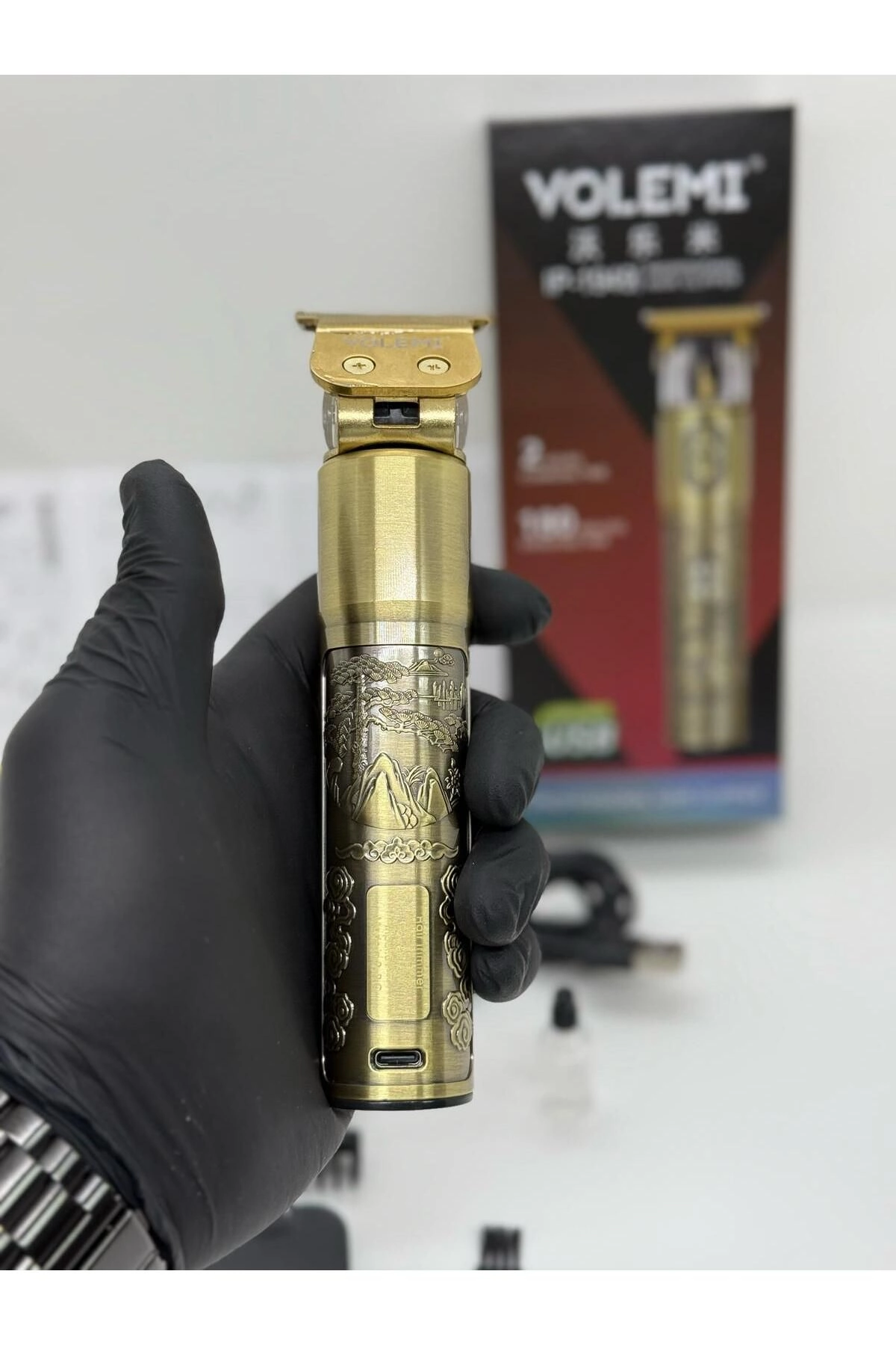 Ip-1949 Şarj Göstergeli Sakal Lazer Öncesi Vücut Ense Çizim Kişisel Bakım Aletleri Sıfıra ...