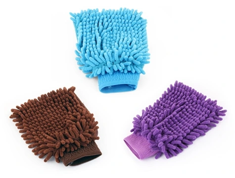 Mikrofiber Temizlik Eldiveni - Araç Yıkama Eldiveni Oto Yıkama Temizleme Cila Eldiveni
