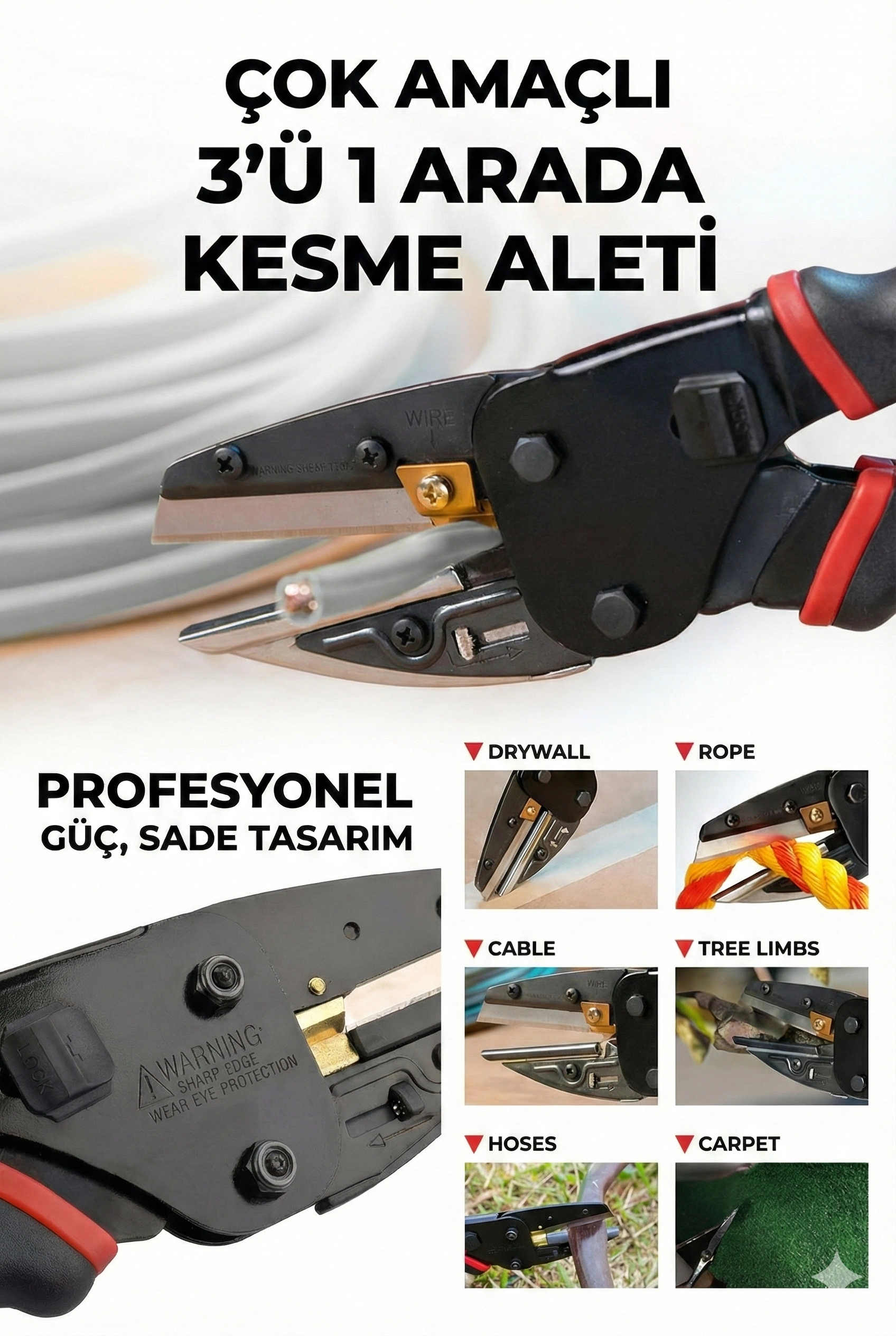 Multi Cutter Kalın Ve Sert Malzeme Kesme Aleti