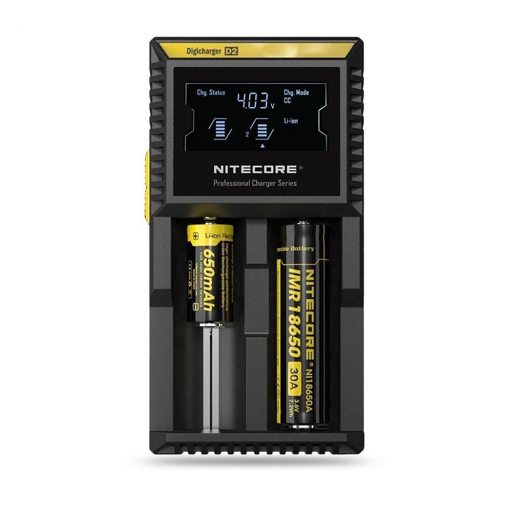 Nitecore D2 Digi Charger Li-İon / Nı-Cd / Nı-Mh / Lifepo4 Dijital Pil Şarj Cihazı