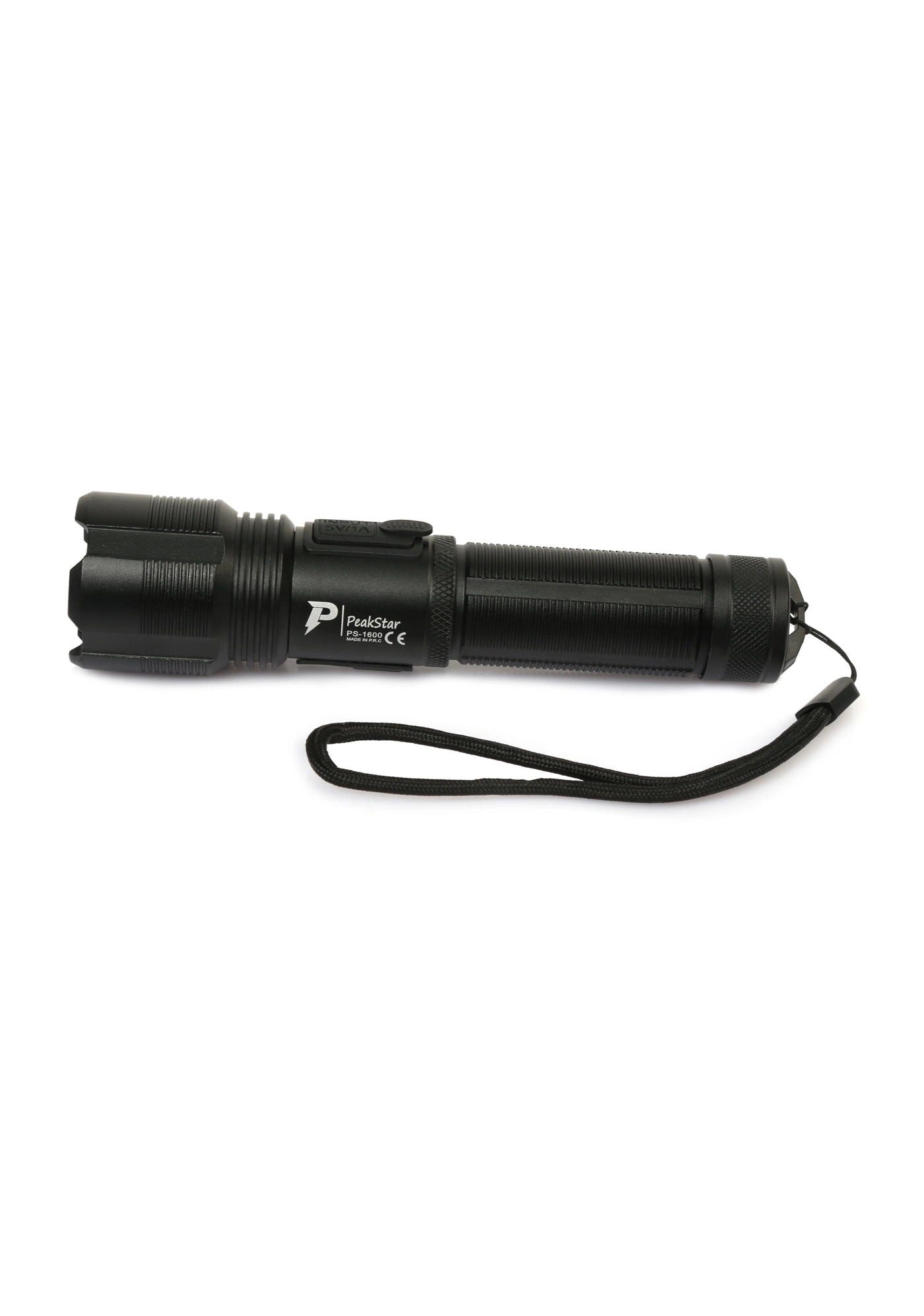 Peakstar Ps-1600 Süper Parlak Led Zoomlu 5 Mod Su Geçirmez Profesyonel Kamp Bekçi Avcı Feneri