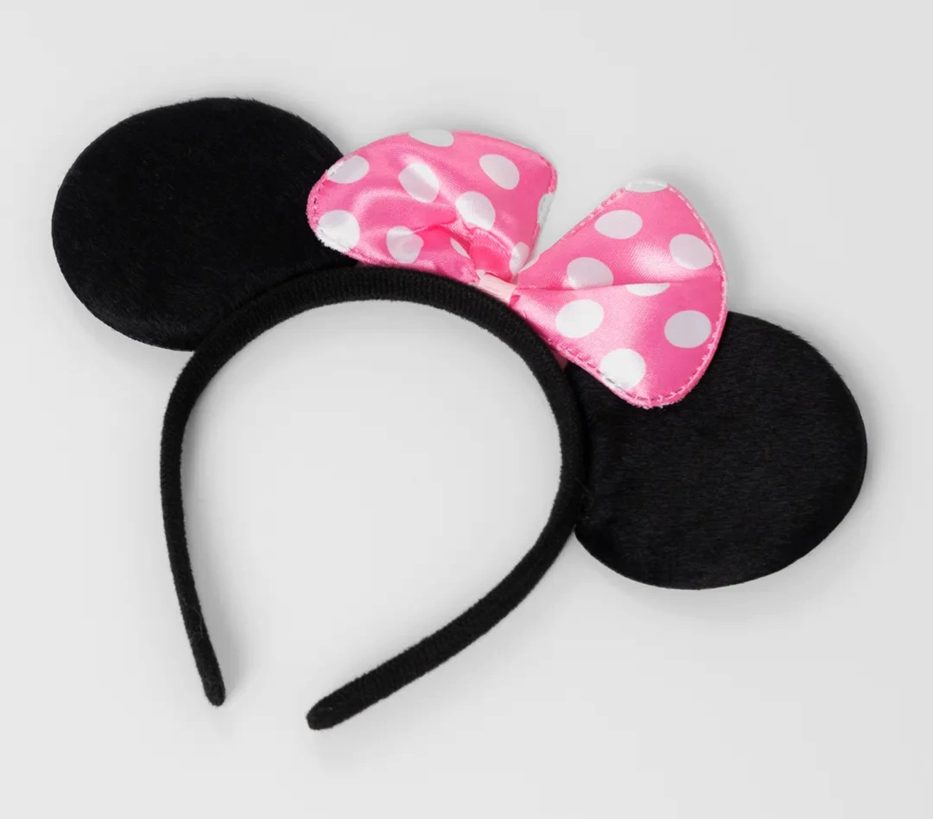Pembe Fiyonklu Minnie Mouse Tacı Mini Kulak