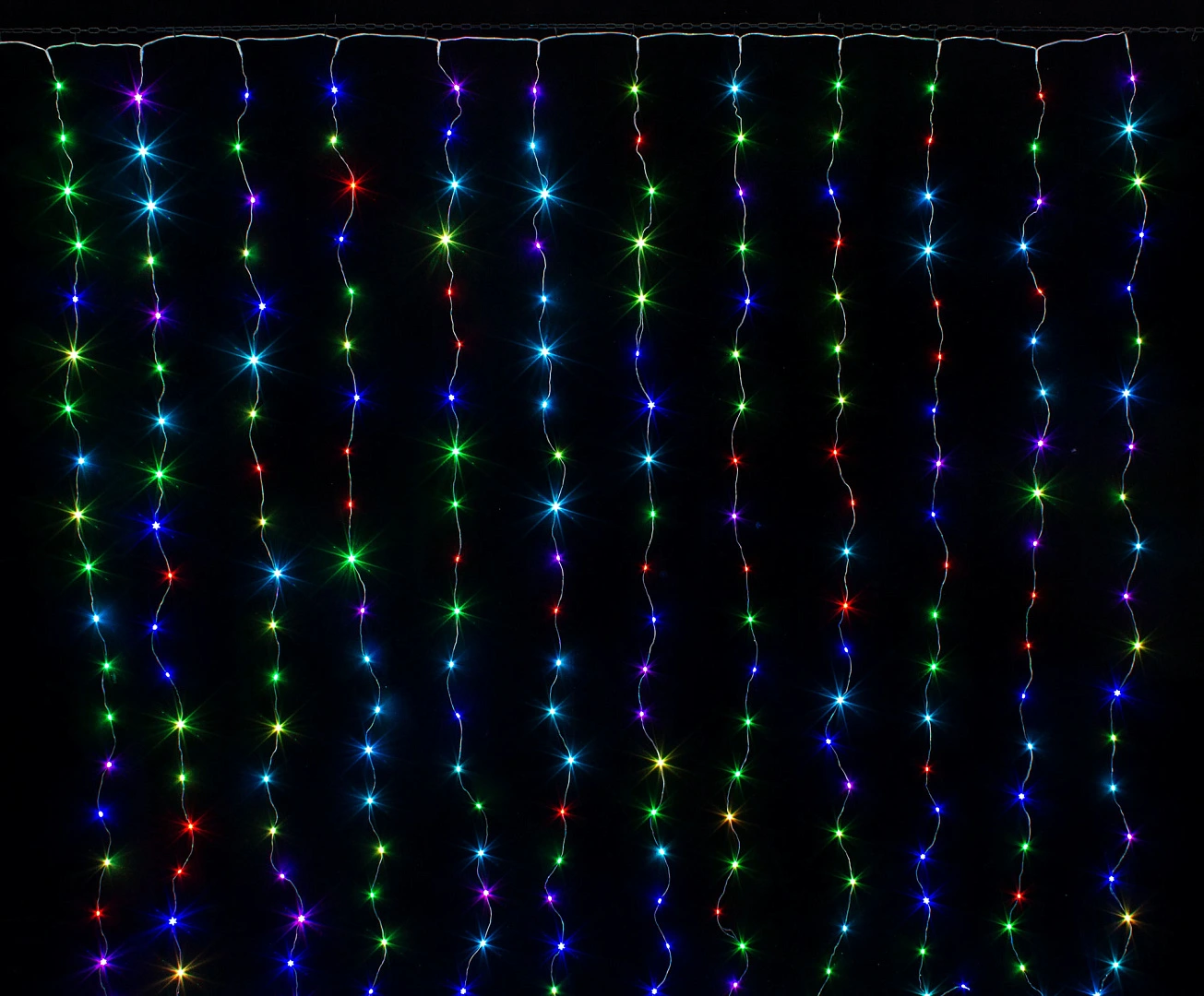 Perde Led 240 Ledli 8 Fonksiyonlu Dekor Lambası Rgb