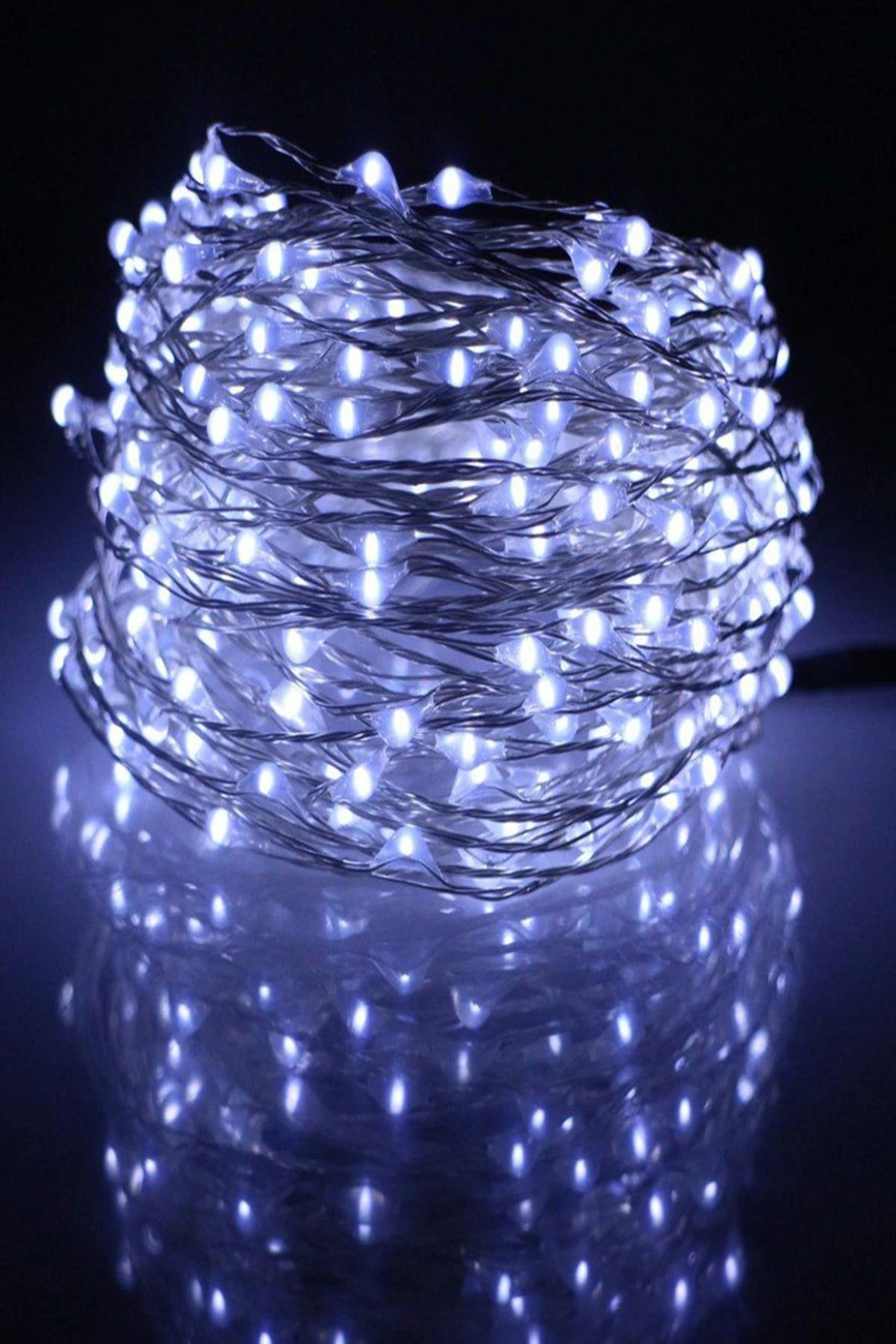 Peri Led Işık 5 Metre Beyaz Dekor Lambası 50 Ledli