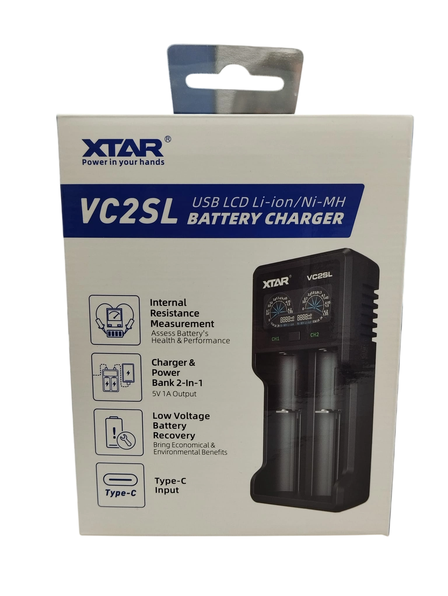Xtar Vc2Sl İkili Li-İon / Nı-Cd / Nı-Mh Pil Şarj Cihazı