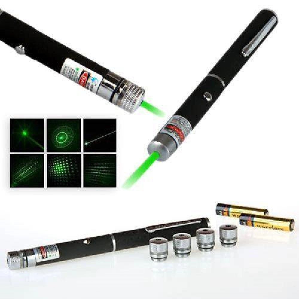 Yeşil Lazer Pointer 3000 Mw 15 Km Etkili (Tek Başlık 5 Model)