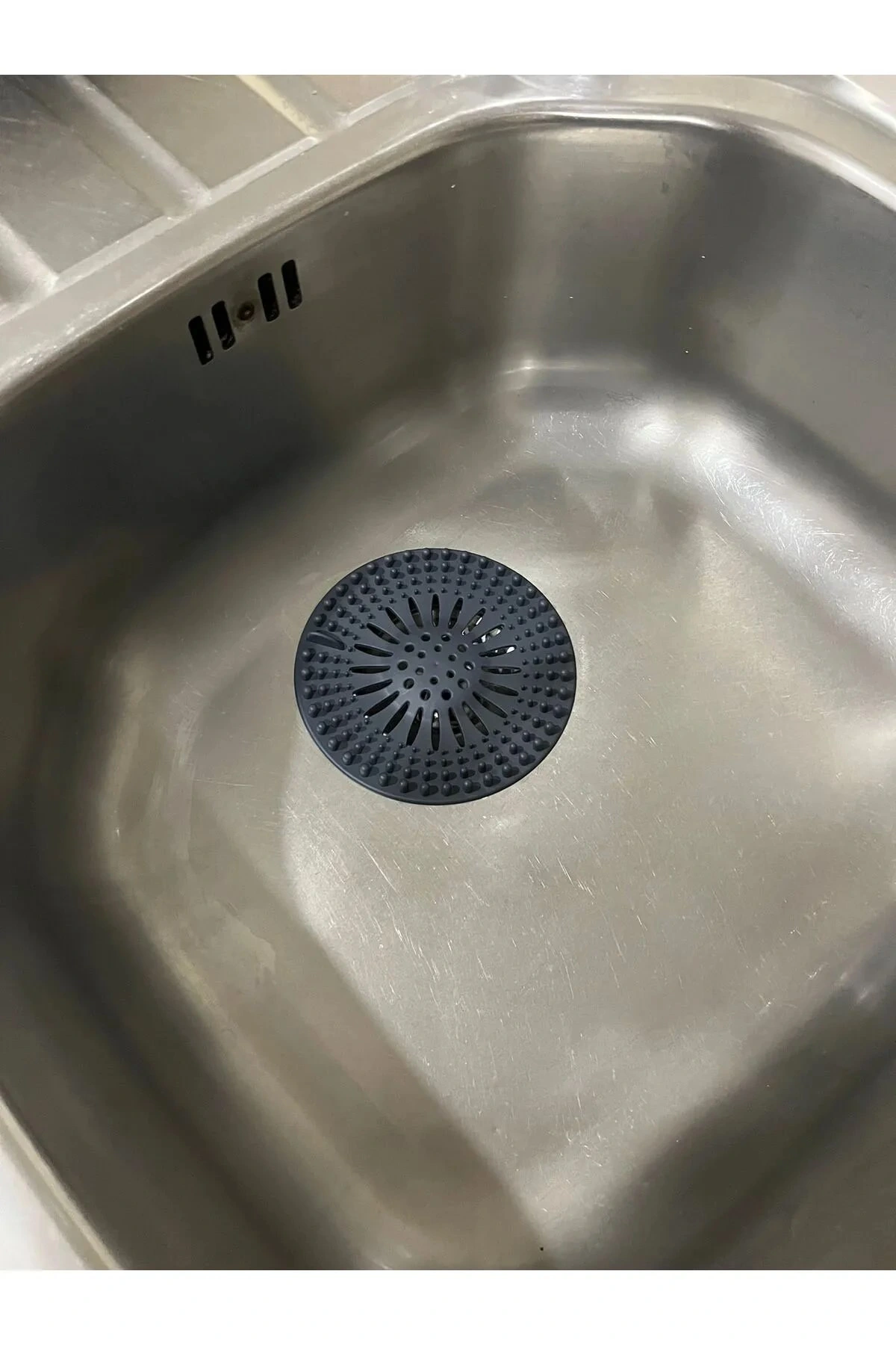Yuvarlak Süzgeçli Silikon Mutfak Lavabo Ve Küvet Süzgeci Gider Süzgeci
