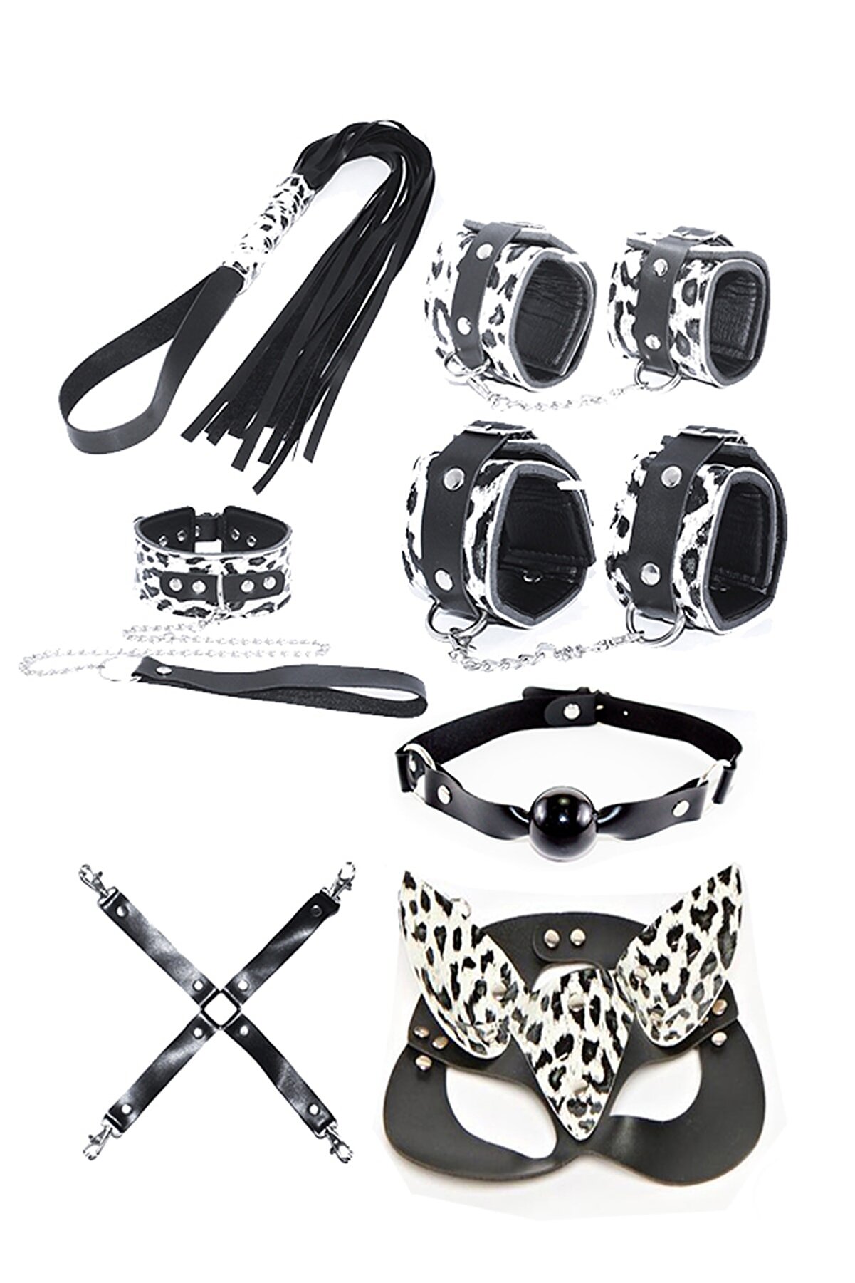 PinkStore Desenli̇ Fantezi̇ Set