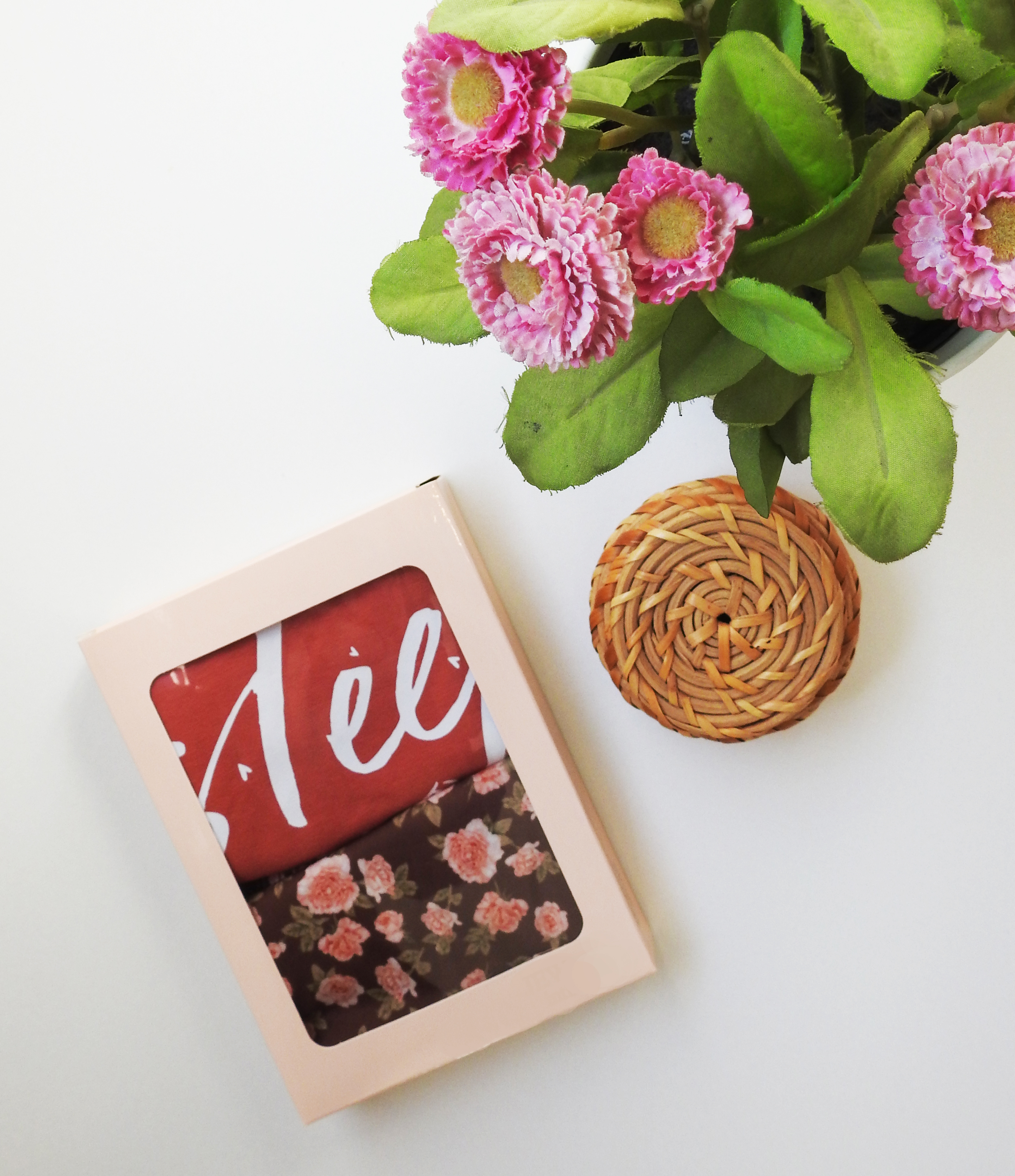 PinkStore Çi̇çek Desenli̇ Baskılı Şort Takım