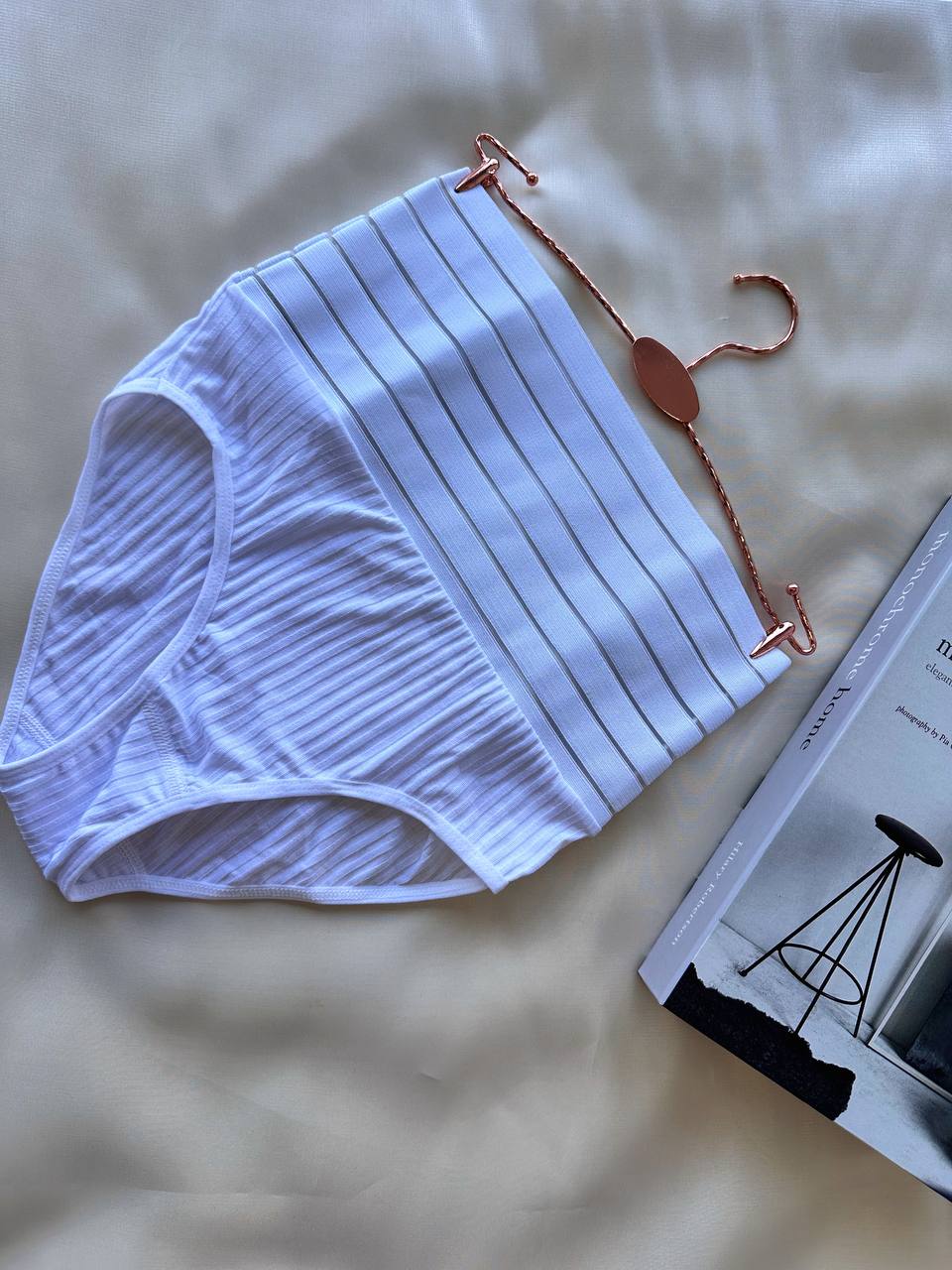 PinkStore Kadın Beyaz  Korse Külot Takımı