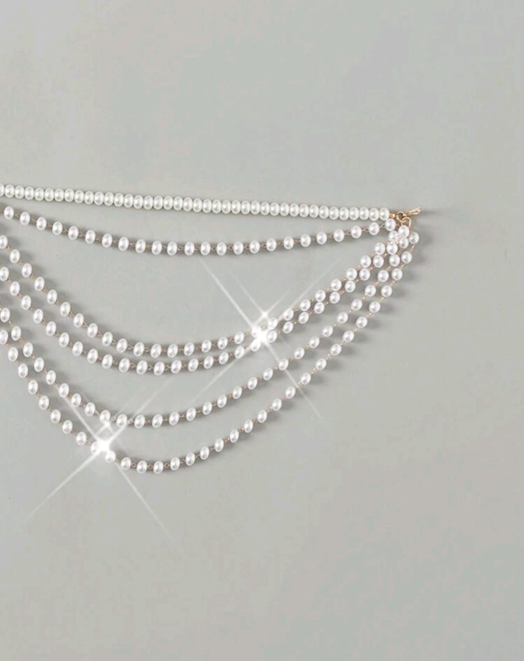 PinkStore İnci̇ Şıklığıyla Plajlarda Parla – Ayarlanabi̇li̇r Bi̇ki̇ni̇ Zi̇nci̇r Aksesuarı