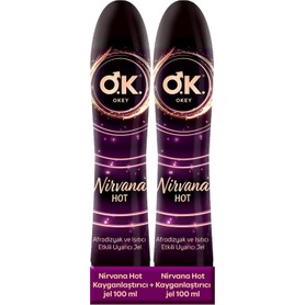Okey Nirvana Hot Jel 2'li Set – Isıtıcı Etkili Uzun Süre Kayganlık ve Konfor Sunan Kayganlaştırıcı