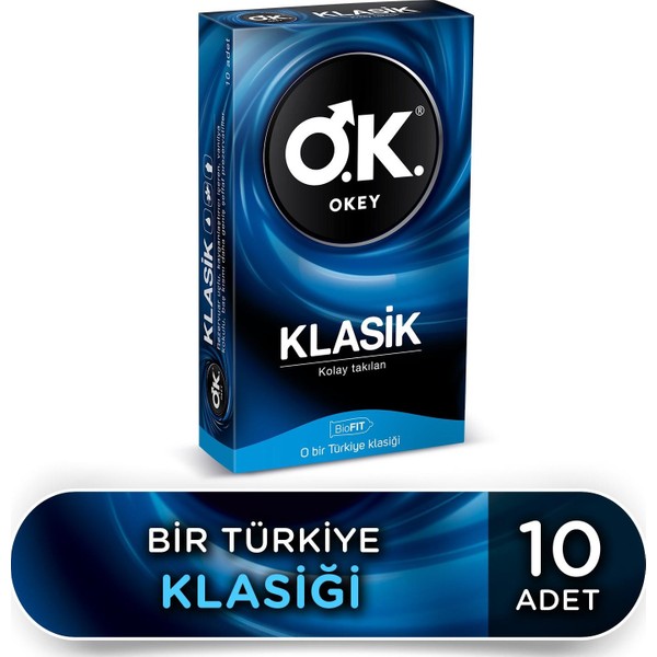 Okey Klasik Prezervatif 10'lu Kolay Takılan Özellikleriyle Güvenli Kullanım