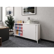 Kzn Home Joker Ofis Dolabı Dosya Dolabı Beyaz - Tamamı Mdf