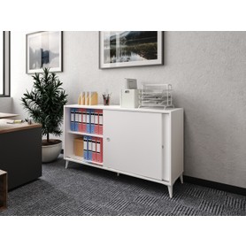 Kzn Home Joker Ofis Dolabı Dosya Dolabı Beyaz - Tamamı Mdf