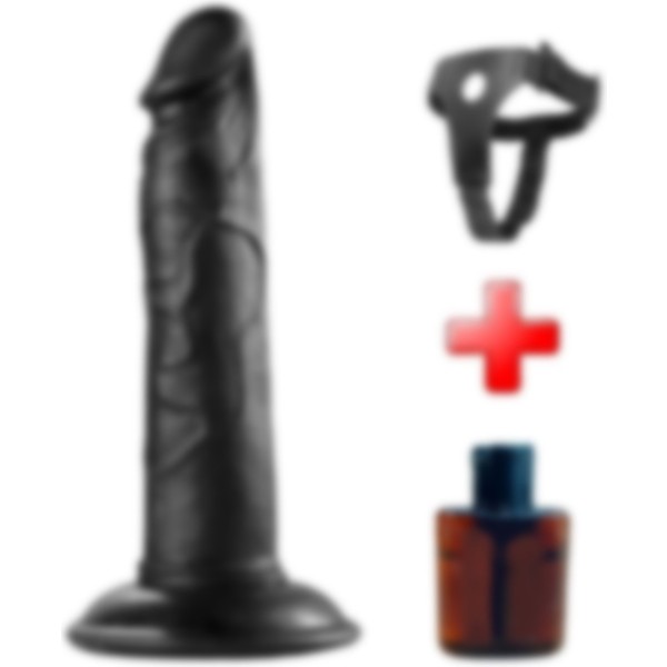 21 Cm Belden Bağlamalı Vantuzlu Dildo Penis