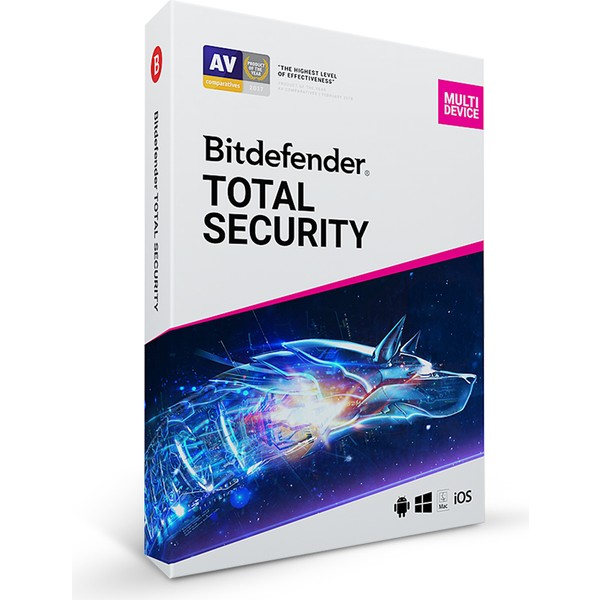 Bitdefender Total Security 5 Cihaz 1 Yıl