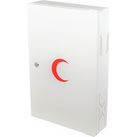 Eym Akşan Metal Kilitli Kapaklı Ecza Dolabı Beyaz 416 Sağlık İçin Güvenli Depolama
