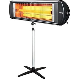 Kumtel Luxell 2300W Ecoray Infrared Isıtıcı Siyah