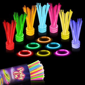 Kuzey Vıp Kalite 100 Adet Glow Stick Işıklı Fosfor Çubuk Neon Parti Işıkları Işıklı Bileklik Işıklı