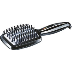Babyliss Liss 200 Derece İyon Etkili Otomatik Kapanır 3D Isıtmalı Düzleştirici Saç Fırçası Siyah