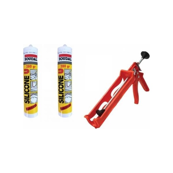 Peramics Soudal Silikon Şeffaf 2'li +